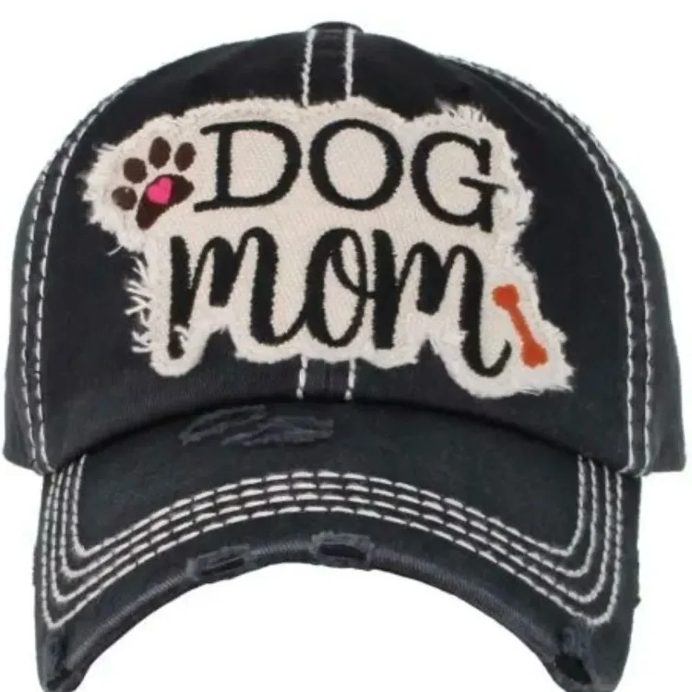 KBETHOS Dog Mom Cap - Black and Teal